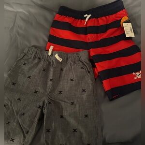 Gymboree Boys Pirate Bathing Suit and Shorts size 7